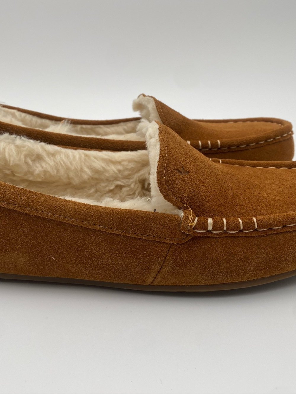 Koolaburra Chestnut Suede Lined Slip-On Moccasins